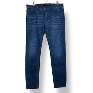 Hugo Boss Slim Fit Jeans Men’s 36x34 Dark Wash Denim